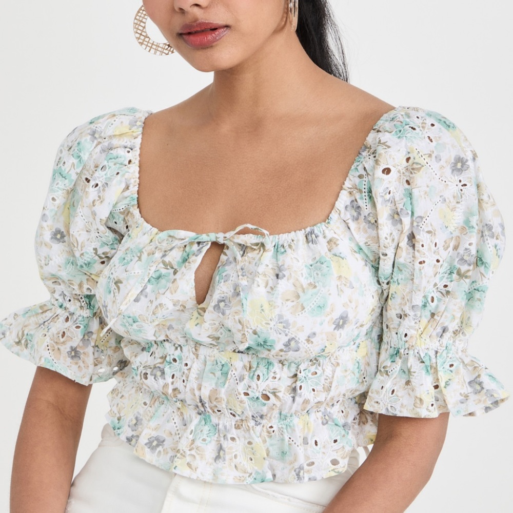 MINKPINK Irwin Top. Color floral print. Size Medium